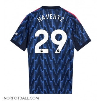 Billige Fotballdrakt Arsenal Kai Havertz #29 Replika Bortedrakt 2025-26 Kortermet